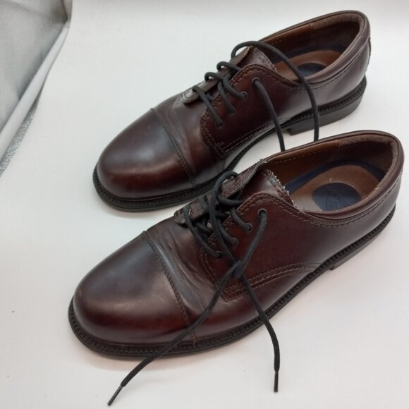 Men Dockers GORDAN 90-2219 Cordovan Cap Toe Lace-Up Oxford Shoes size 11M - Picture 3 of 5